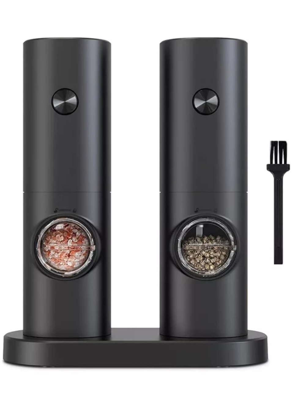 Adjustable Coarseness Automatic Battery-Powered Salt and Pepper Grinder Set